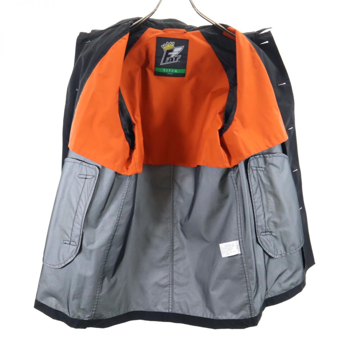 FAT エフエーティー 長袖 ナイロン コーチジャケット TITCH ブラック系 メンズ