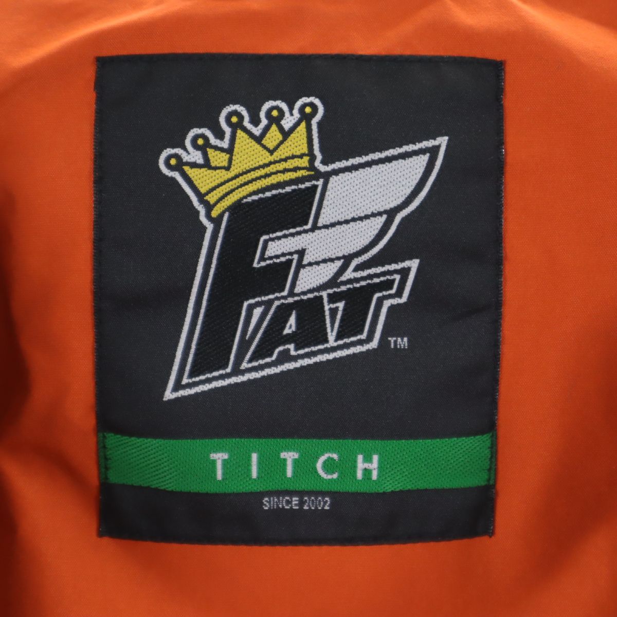 FAT エフエーティー 長袖 ナイロン コーチジャケット TITCH ブラック系 メンズ