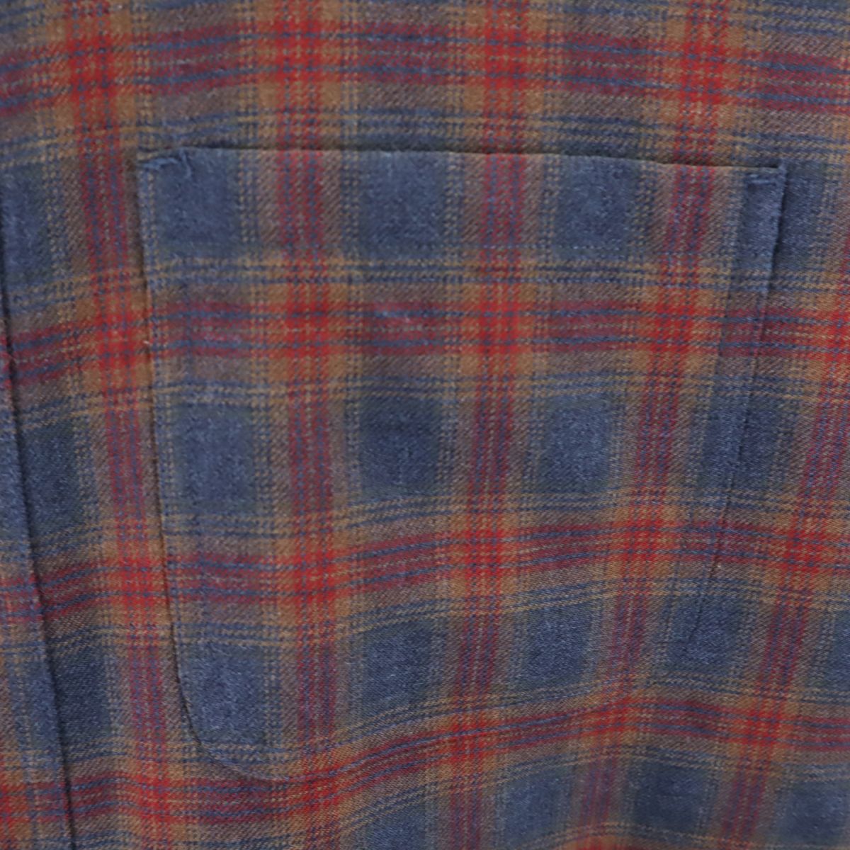 L.L.Bean エルエルビーン 90s チェック柄 長袖 ボタンダウンシャツ ネイビー系 オールド ヴィンテージ メンズ