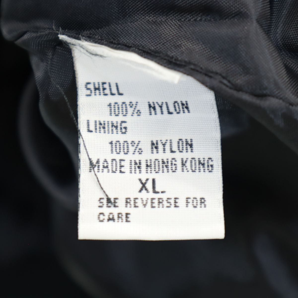 VEGASBLUES ベガスブルース バック刺繍 ナイロンジャケット XL 黒 メンズ