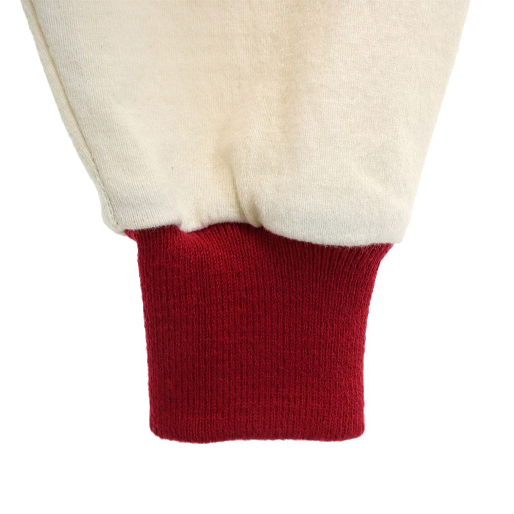 コロンビアニット USA製 ボーダー柄 切替 長袖 ラガーシャツ S COLUMBIA KNIT ラグビー ポロシャツ メンズ