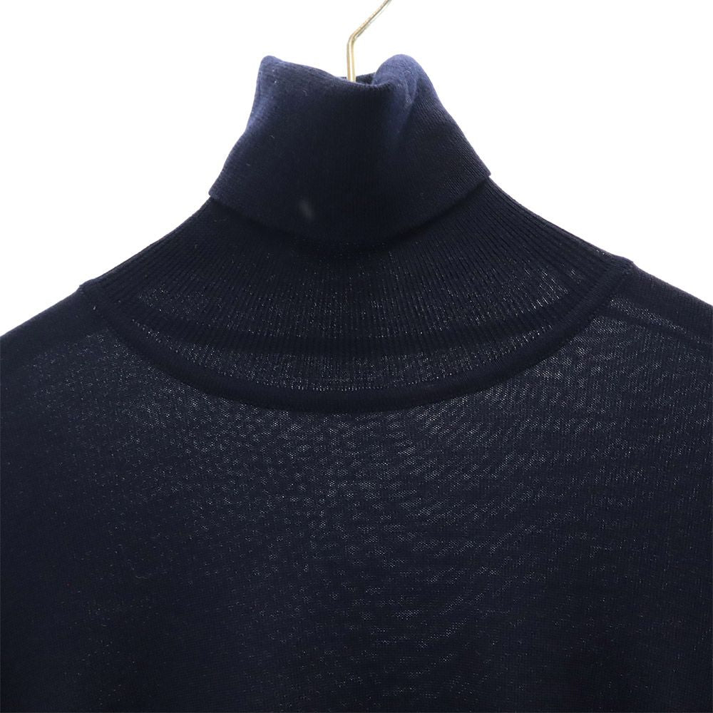 SalvatoreFerragamo サルバトーレフェラガモ 長袖 タートルネック ニット ネイビー レディース