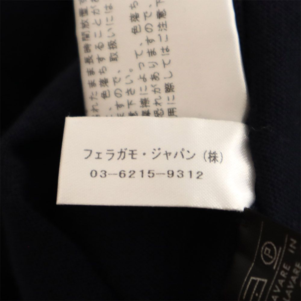 SalvatoreFerragamo サルバトーレフェラガモ 長袖 タートルネック ニット ネイビー レディース