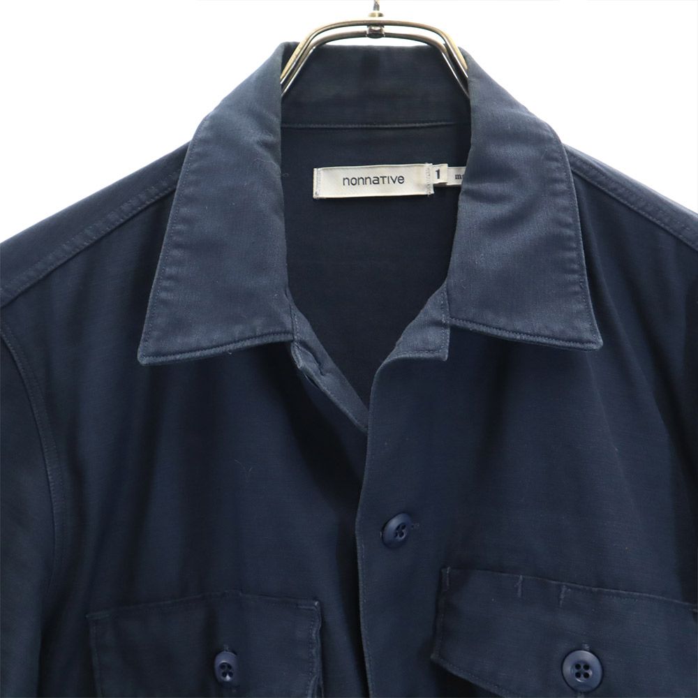 nonnative ノンネイティブ 日本製 長袖 シャツ 1 ネイビー系 メンズ