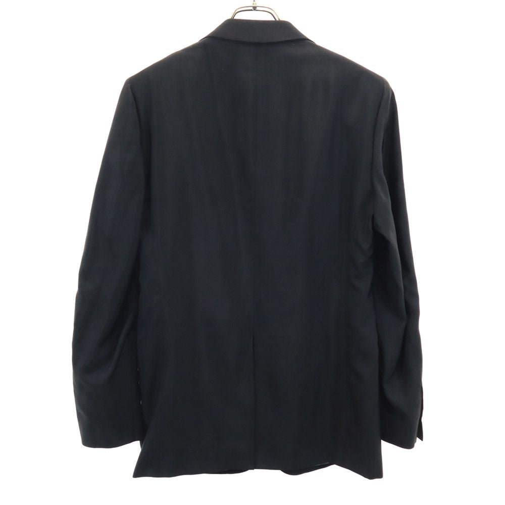 CC COLLECTION CORNELIANI シーシーコレクション コルネリアー二 イタリア製 ウールブレンド テーラードジャケット 50 黒 メンズ