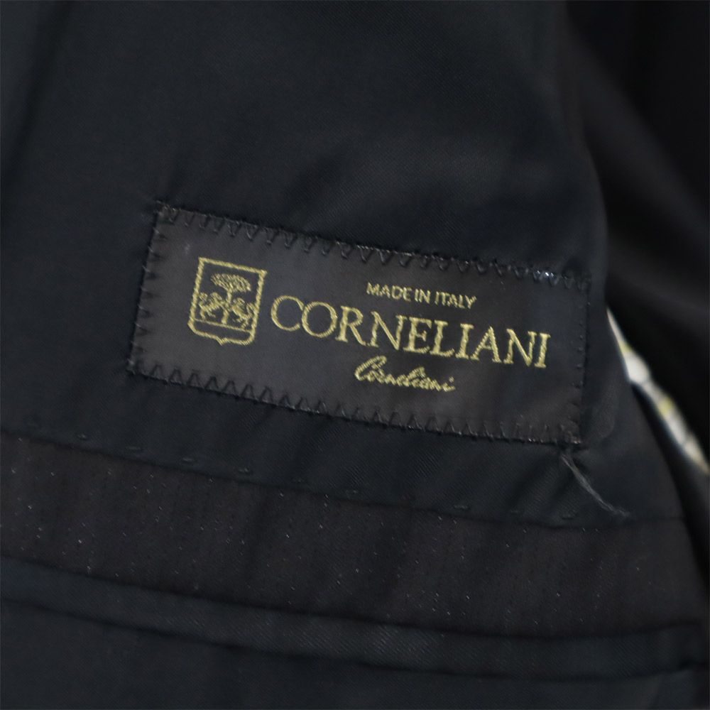 CORNELIANI コルネリアーニ ウール テーラードジャケット 50 黒 メンズ