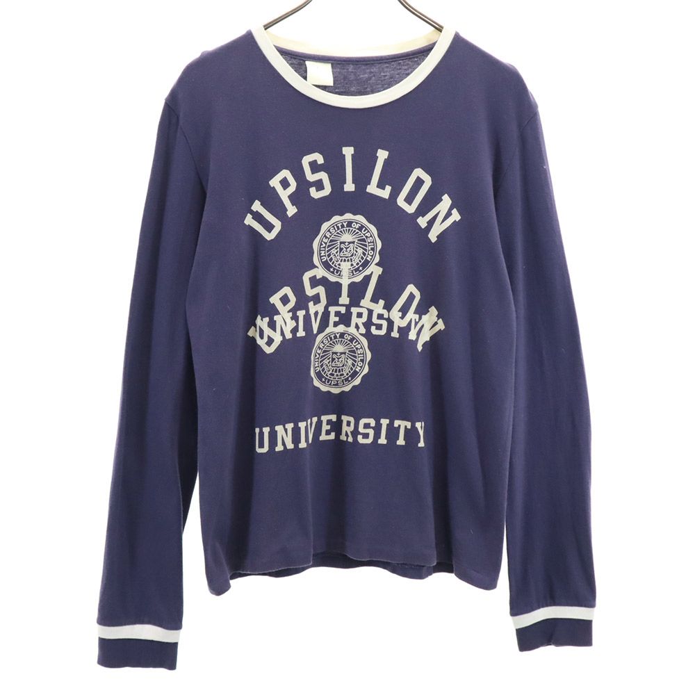 N.HOOLYWOOD エヌハリウッド 日本製 長袖 Tシャツ 36 ネイビー ロンT メンズ