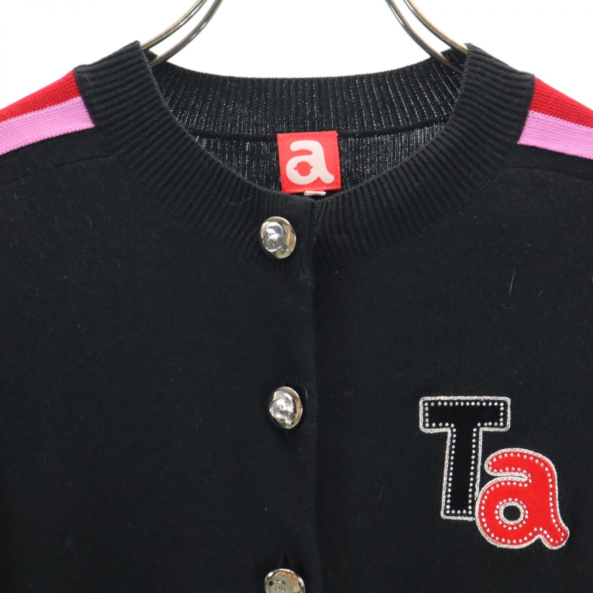 ARCHIVIO アルチビオ ゴルフ 長袖 ニット カーディガン 36 ブラック系 レディース