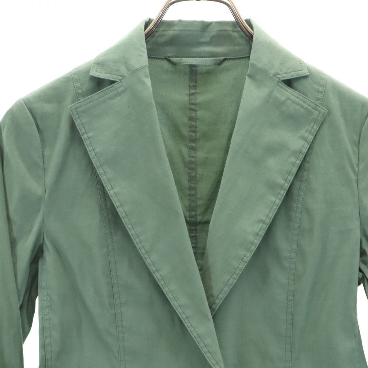 Mackintosh マッキントッシュ LONDON ストレッチ テーラードジャケット 36 カーキ系 レディース