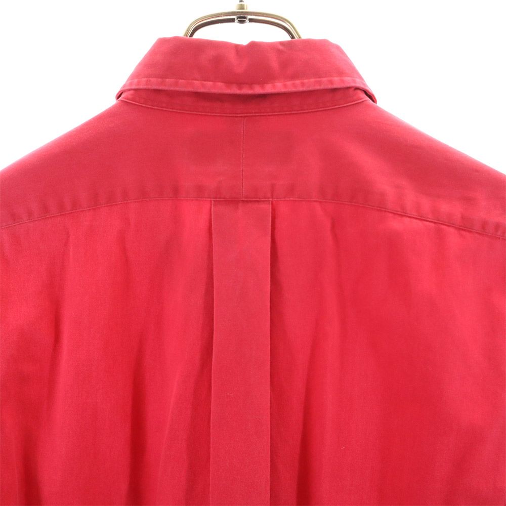 RALPH LAUREN ラルフローレン 長袖 ボタンダウンシャツ XXL レッド系 メンズ