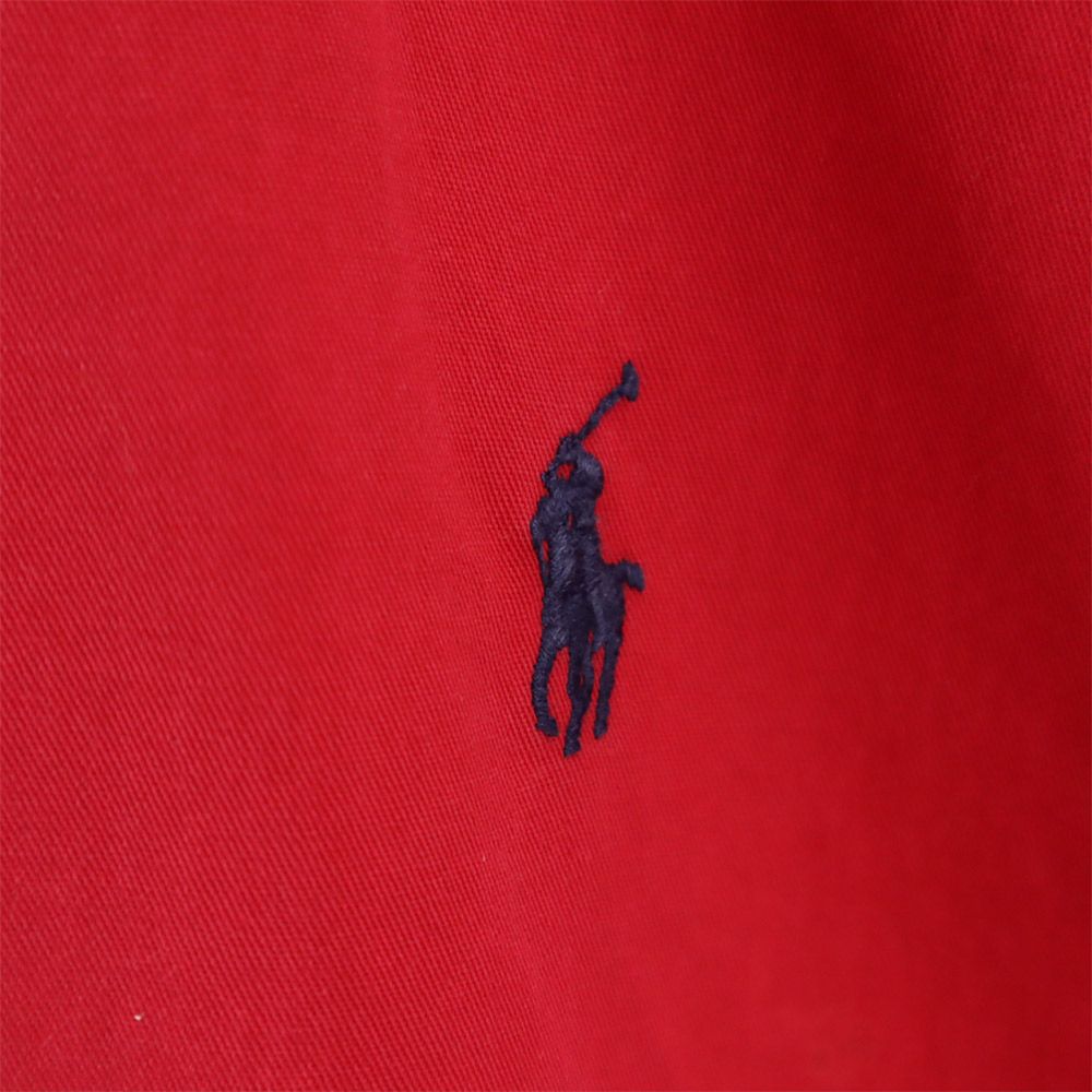 RALPH LAUREN ラルフローレン 長袖 ボタンダウンシャツ XXL レッド系 メンズ