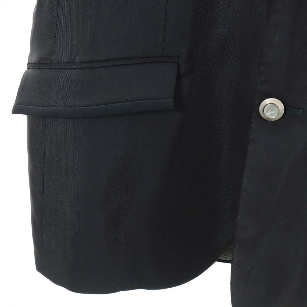 CC COLLECTION CORNELIANI シシーコレクション コルネリアーニ イタリア製 ウールブレンド テーラードジャケット ブラック メンズ