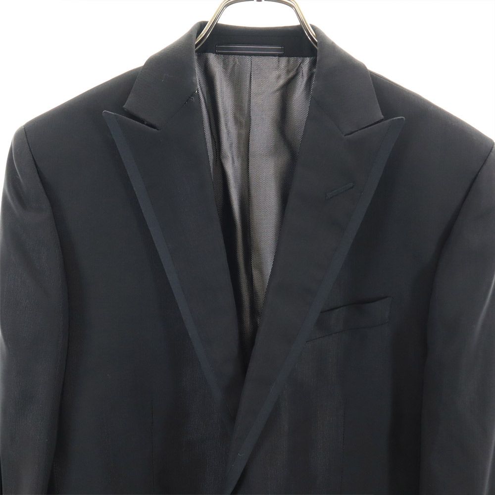 CC COLLECTION CORNELIANI シシーコレクション コルネリアーニ イタリア製 ウールブレンド テーラードジャケット ブラック メンズ