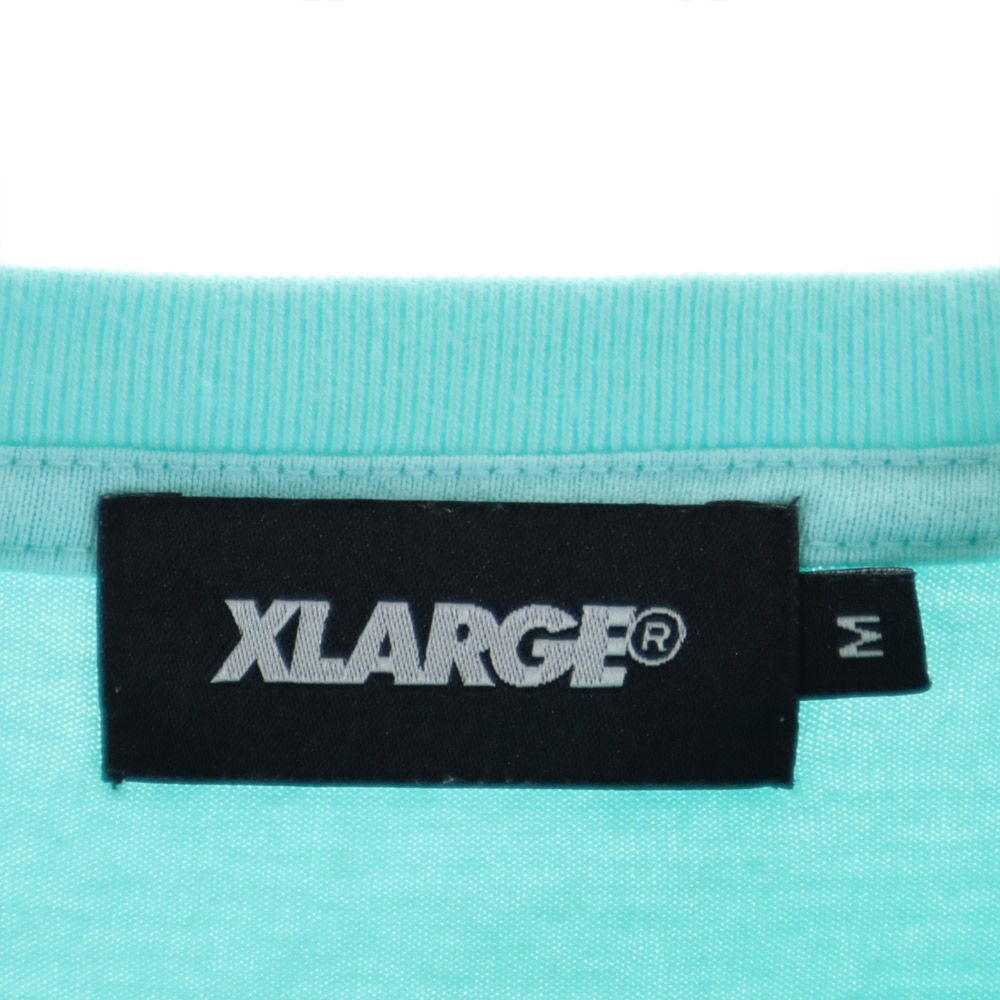 XLARGE エクストララージ 長袖 Tシャツ M ブルー系 ロンT メンズ