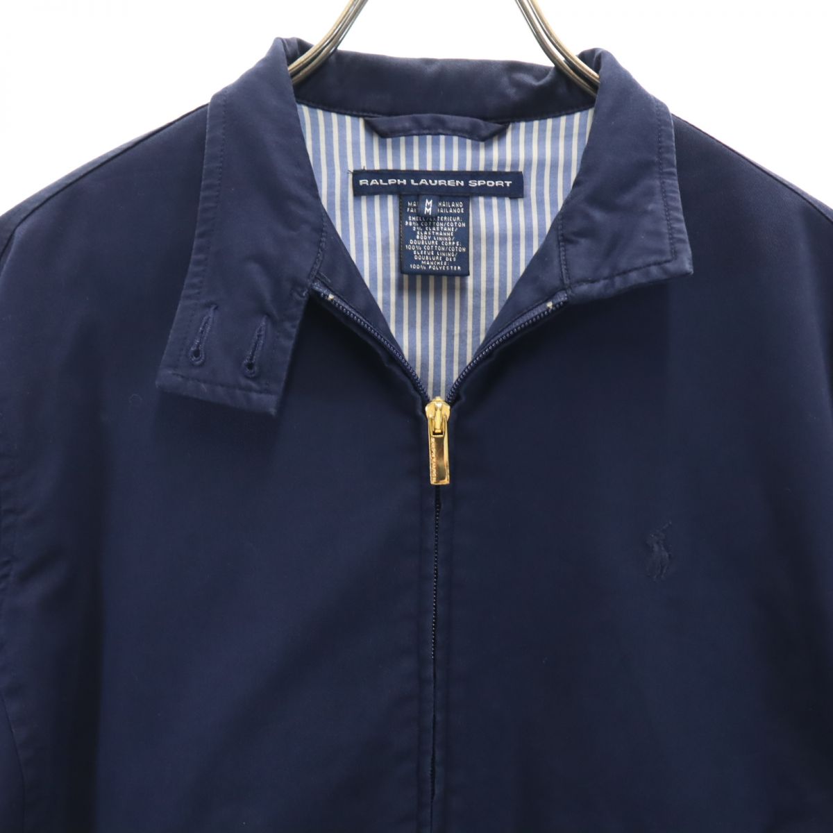 RALPH LAUREN SPORT ラルフローレンスポーツ ジップジャケット M ネイビー レディース