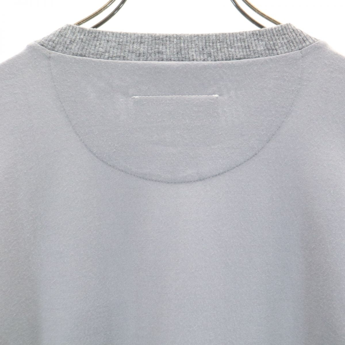 MM6 エムエムシックス イタリア製 ここのえ 長袖 膝丈ワンピース M グレー マルジェラ レディース