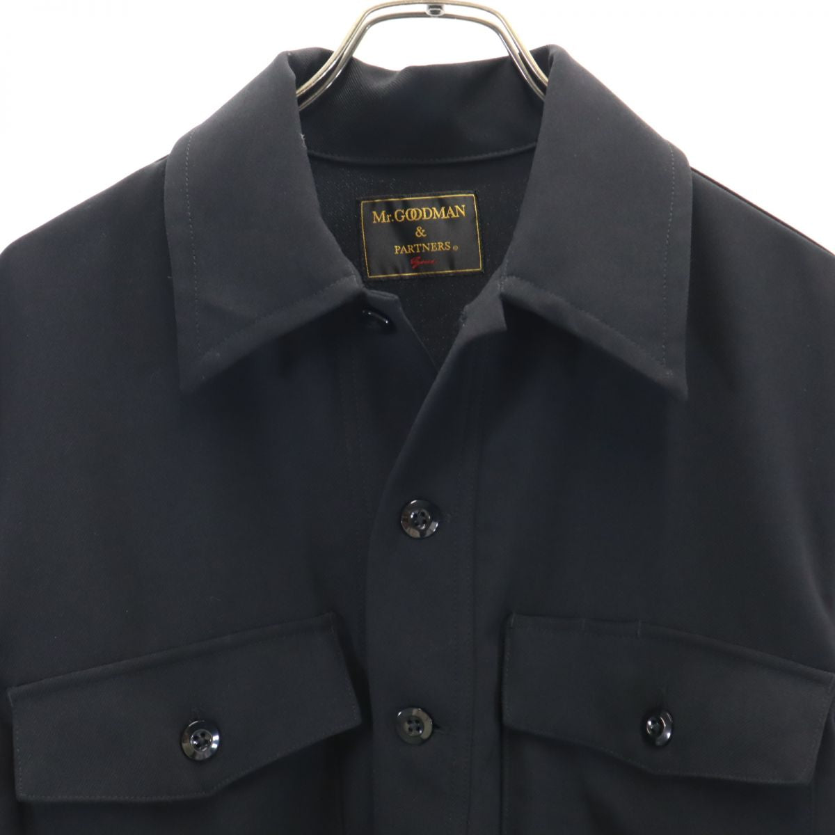 Mr.GOODMAN&PARTNERS ミスターグッドマン&パートナーズ タグ付き シャツジャケット M ブラック系 メンズ