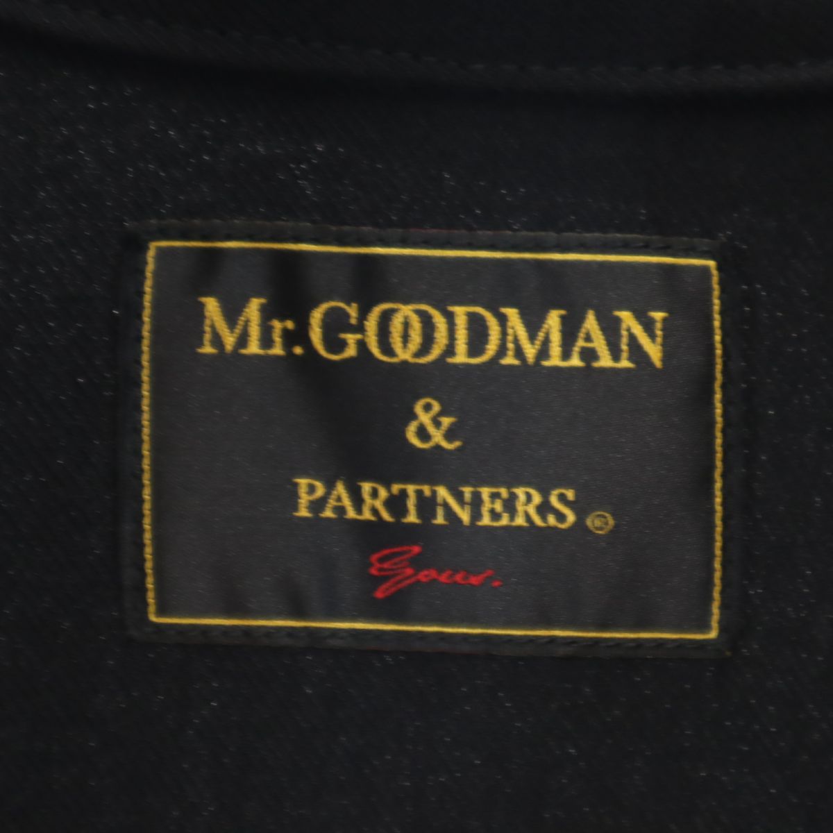 Mr.GOODMAN&PARTNERS ミスターグッドマン&パートナーズ タグ付き シャツジャケット M ブラック系 メンズ