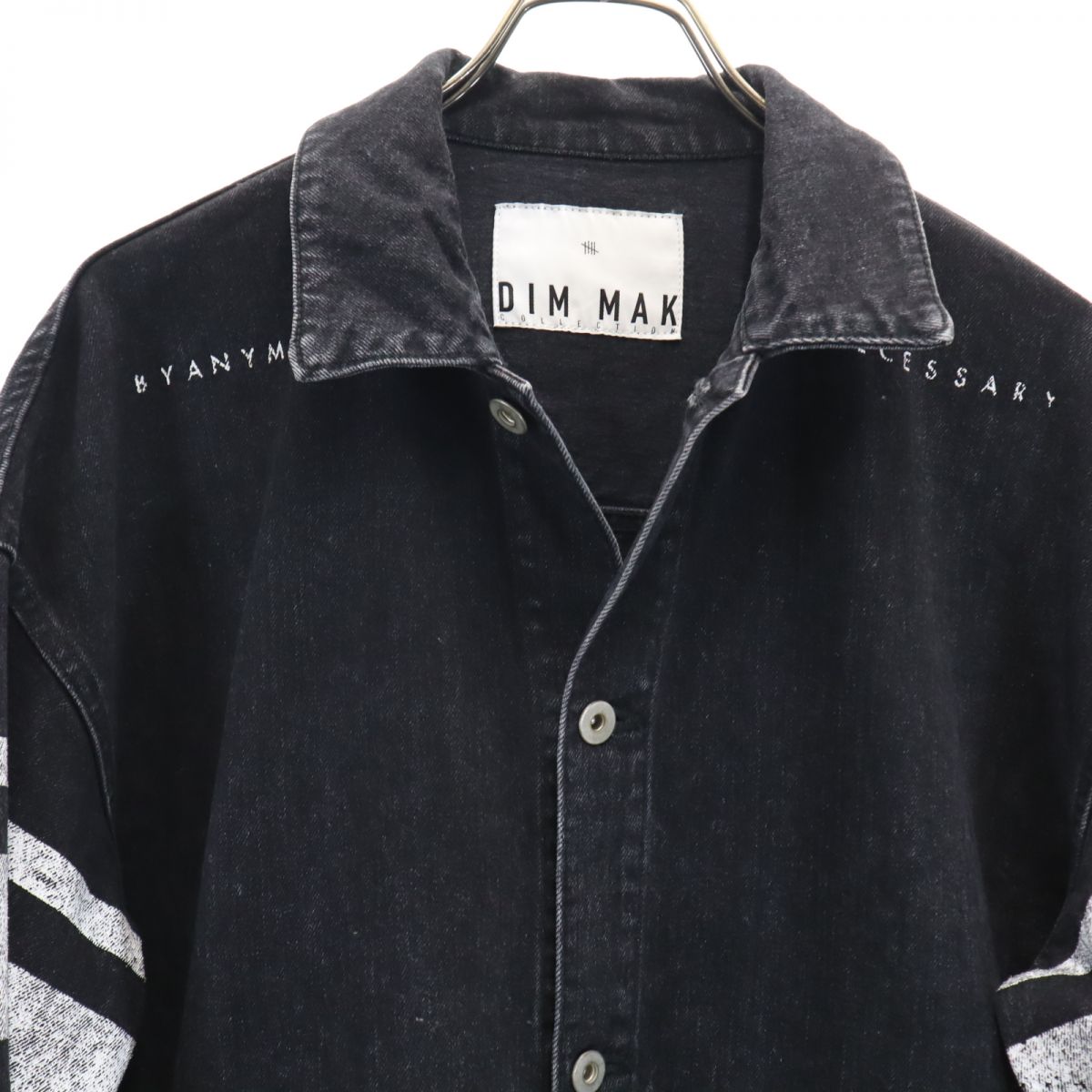 DIM MAK ディムマック 日本製 デニムジャケット XS ブラック系 メンズ