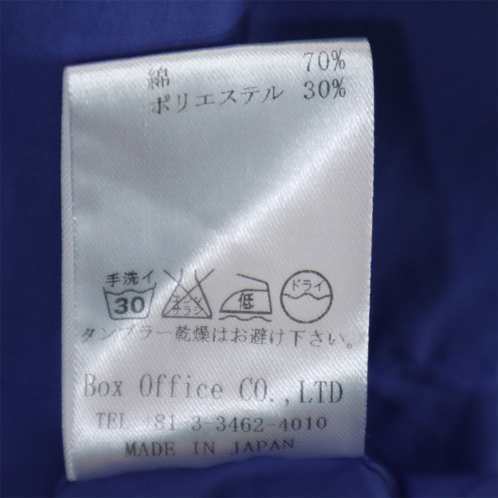 MofM マイオブムーズ 日本製 5分袖 シャツ 1 ブルー メンズ