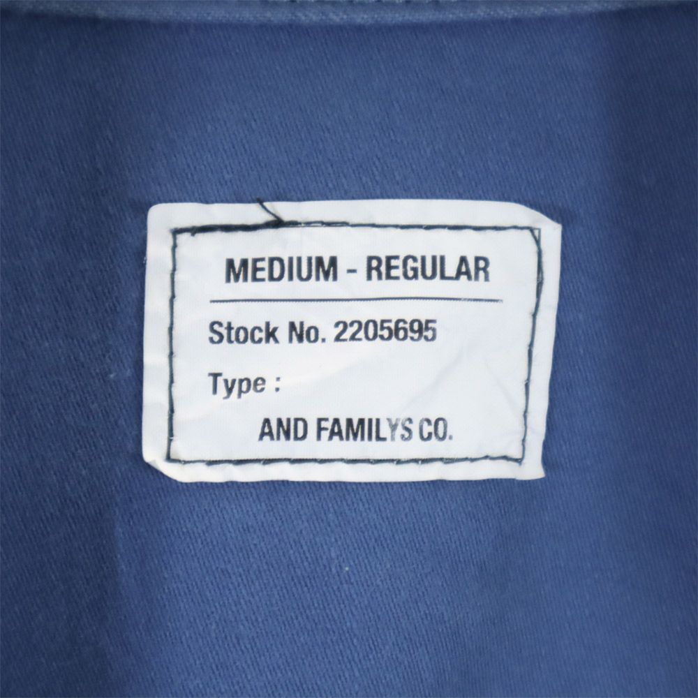 ANDFAMILYS co. アンドファミリーズ 日本製 ミリタリー シャツジャケット M カーキ メンズ