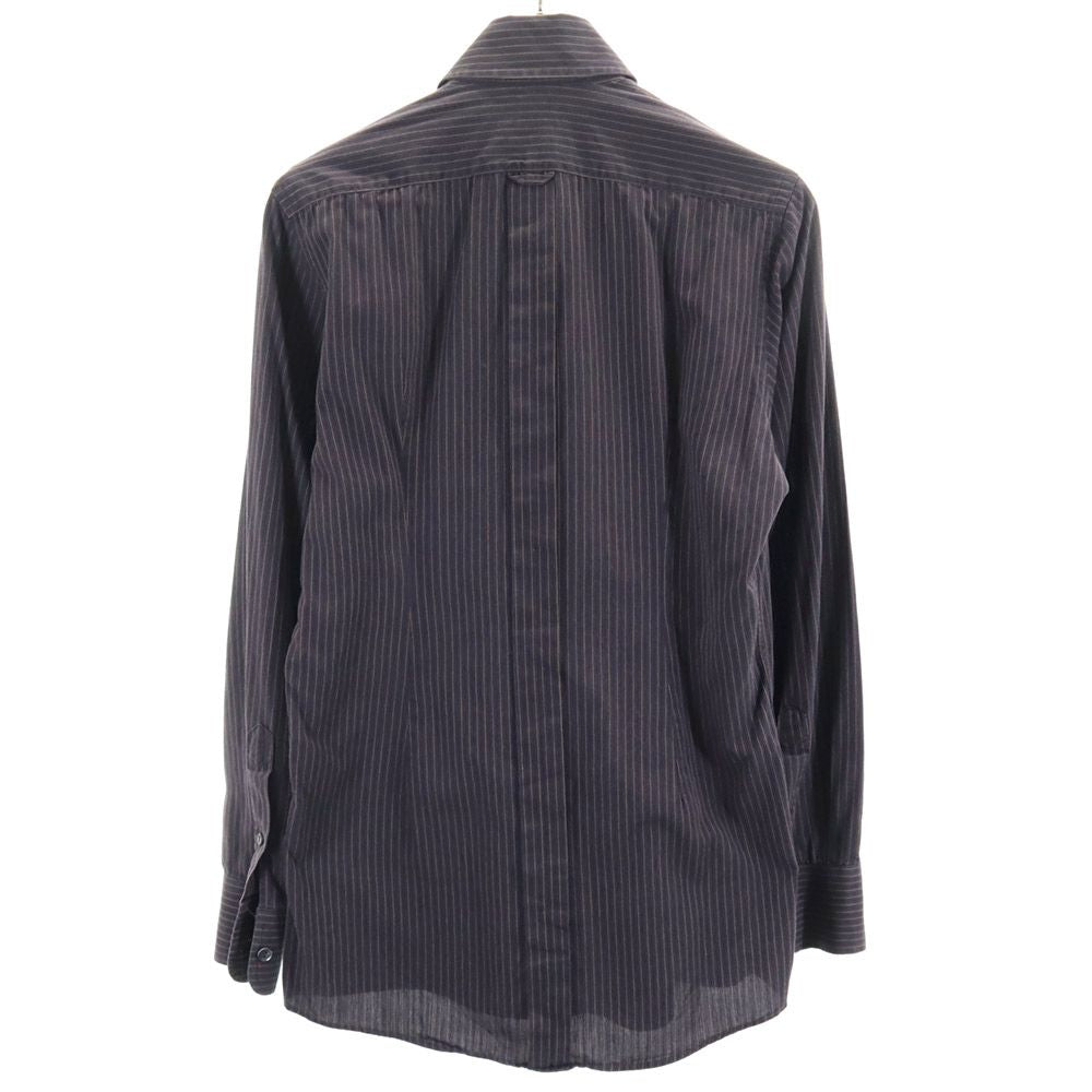 DOLCE&GABBANA ドルチェアンドガッバーナ イタリア製 長袖 コットンシャツ 38 グレー系 メンズ