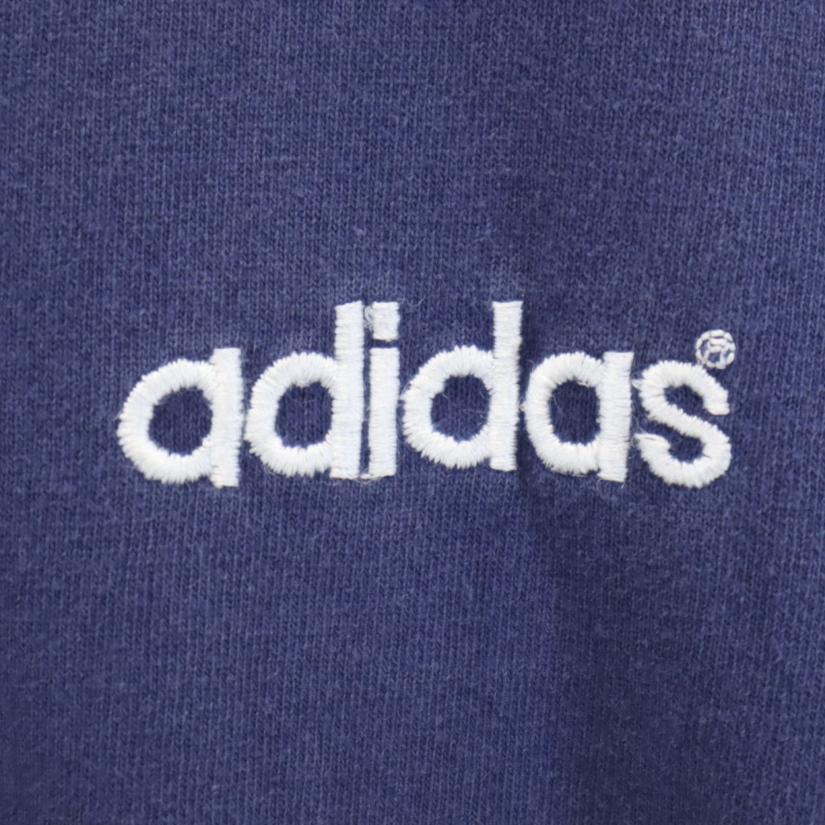 adidas アディダス 90s USA製 オールド 長袖 シャツ M ネイビー ロンT メンズ