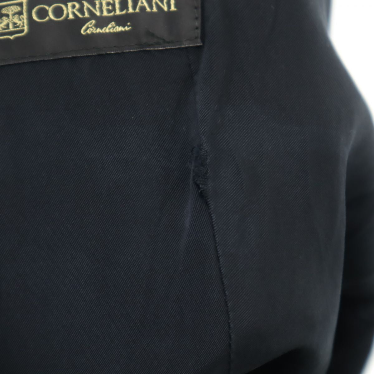 CORNELIANI コルネリアーニ イタリア製 ラメ入り ウール ベスト ブラック系 メンズ