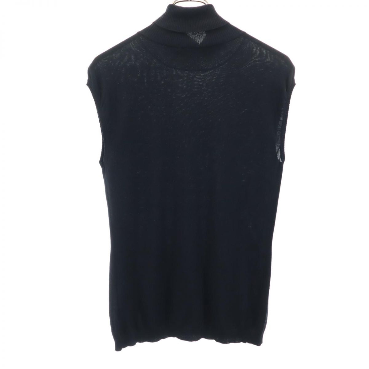 マックスマーラ ウィークエンドライン タートルネック ニット ベスト M ブラック系 MAX MARA WEEKENDLINE レディース