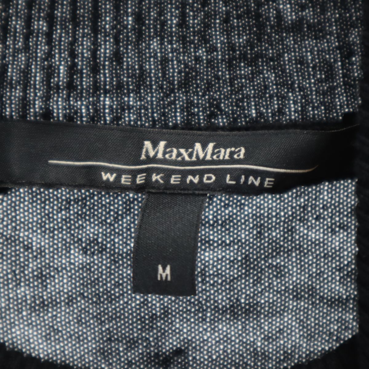 マックスマーラ ウィークエンドライン タートルネック ニット ベスト M ブラック系 MAX MARA WEEKENDLINE レディース