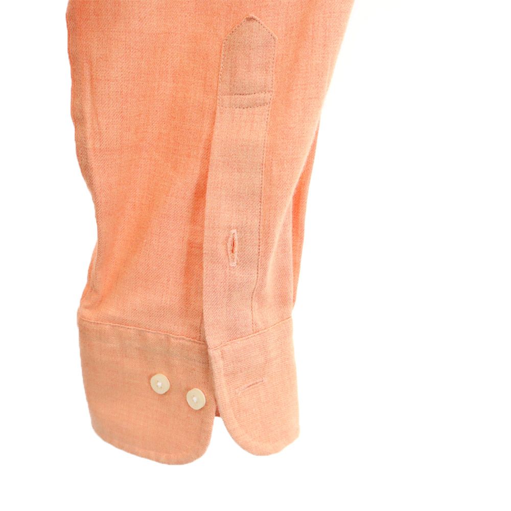 LANVIN ランバン 長袖 シャツ L オレンジ系 メンズ