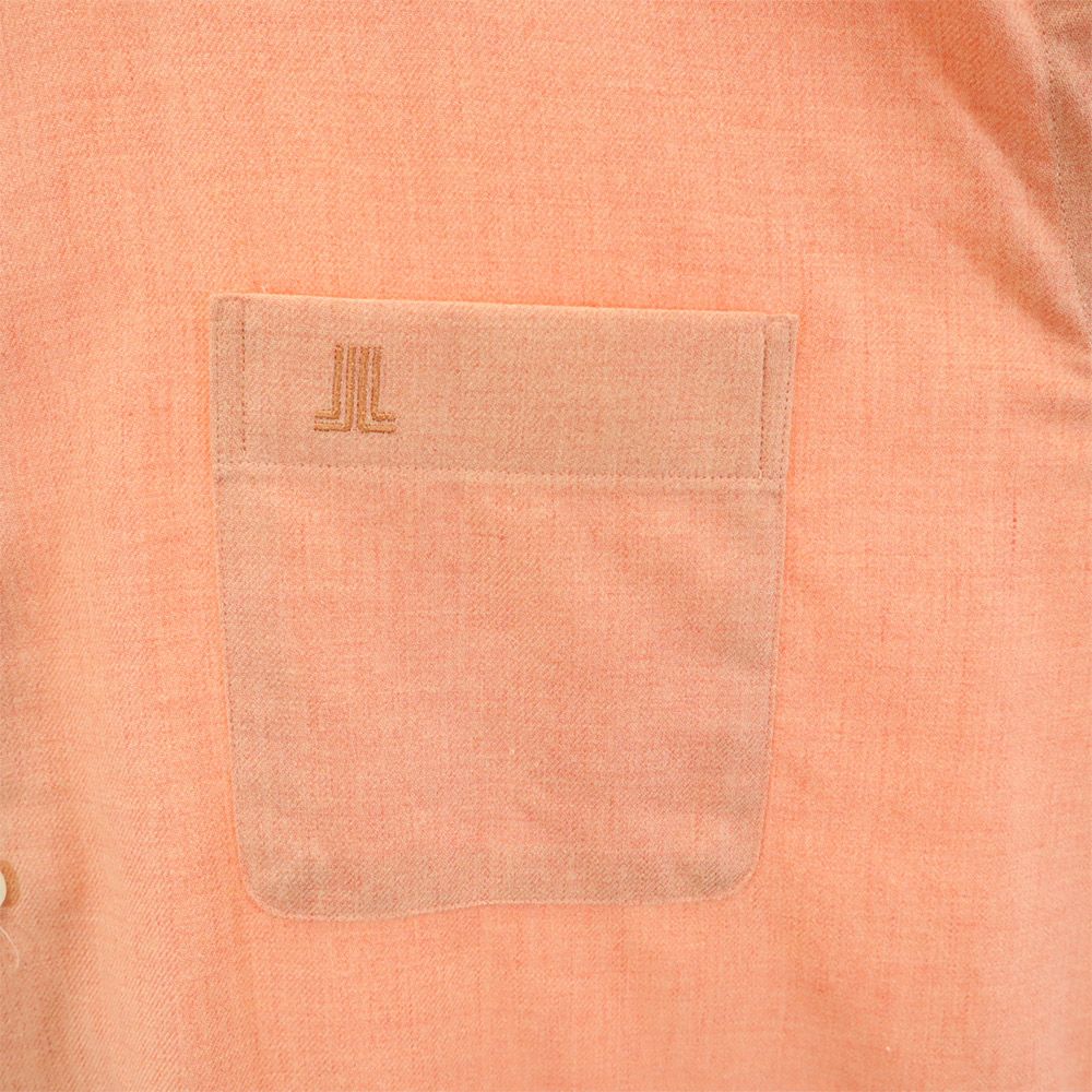 LANVIN ランバン 長袖 シャツ L オレンジ系 メンズ