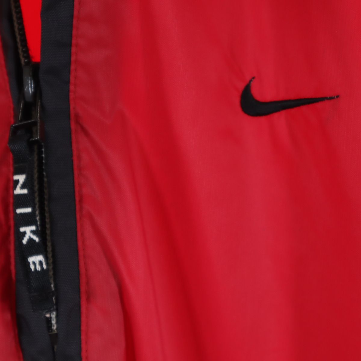 NIKE ナイキ 90s 00s オールド ハーフジップ パーカー S レッド系 メンズ