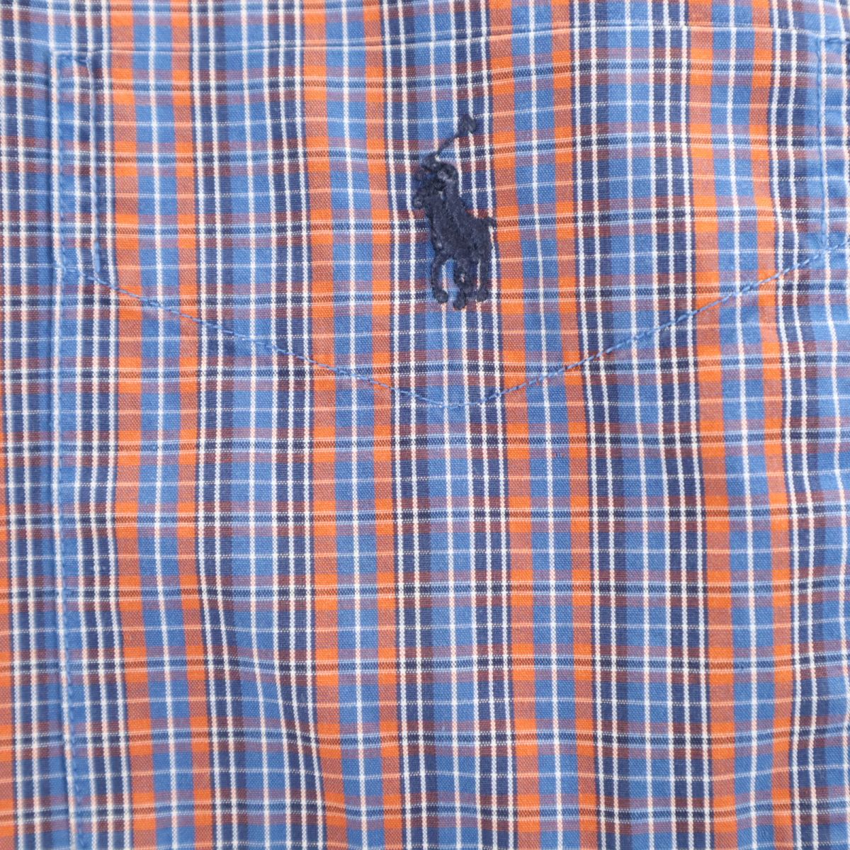 Polo by Ralph Lauren ポロバイラルフローレン 長袖 ボタンダウンシャツ 130cm ブルー系 キッズ