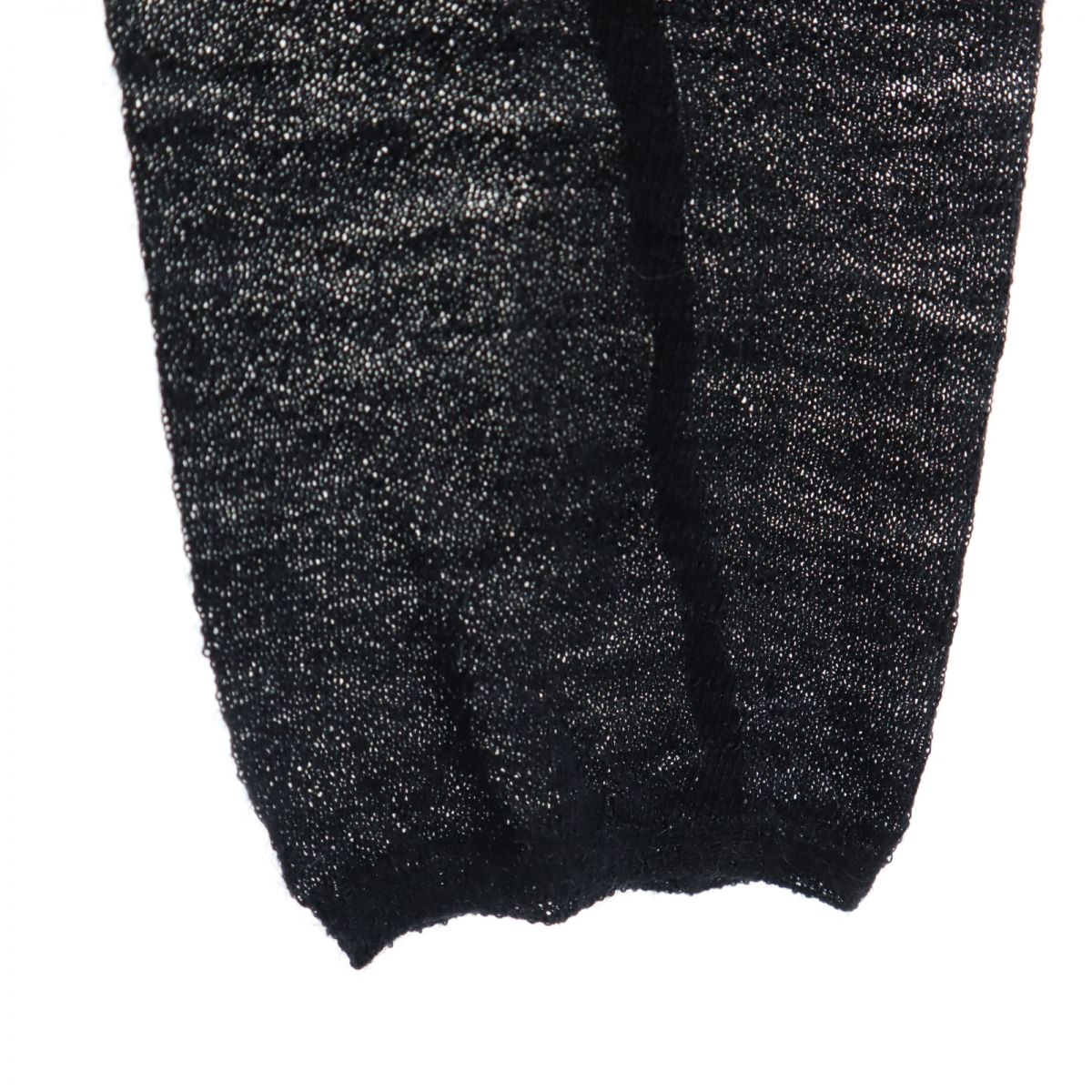 SEE BY CHLOE シーバイクロエ 長袖 アルパカブレンド シアー セーター USA 2 ブラック ニット レディース