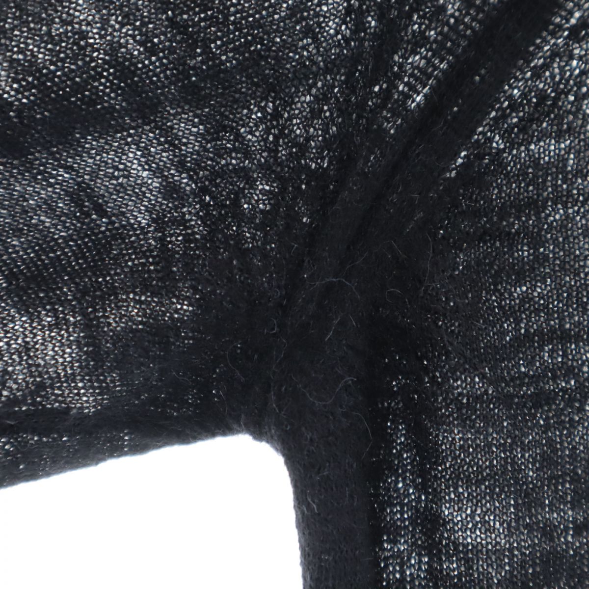 SEE BY CHLOE シーバイクロエ 長袖 アルパカブレンド シアー セーター USA 2 ブラック ニット レディース