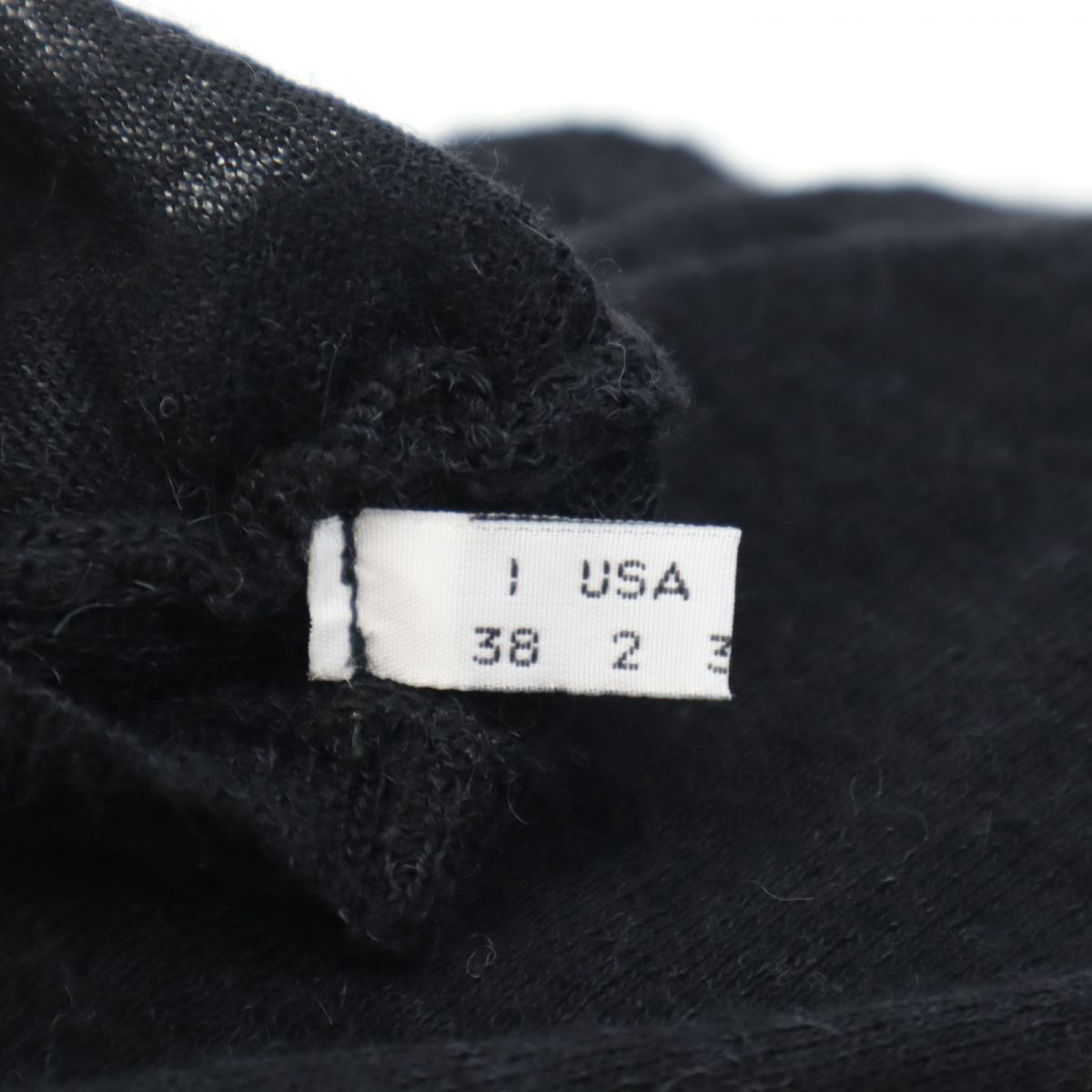 SEE BY CHLOE シーバイクロエ 長袖 アルパカブレンド シアー セーター USA 2 ブラック ニット レディース