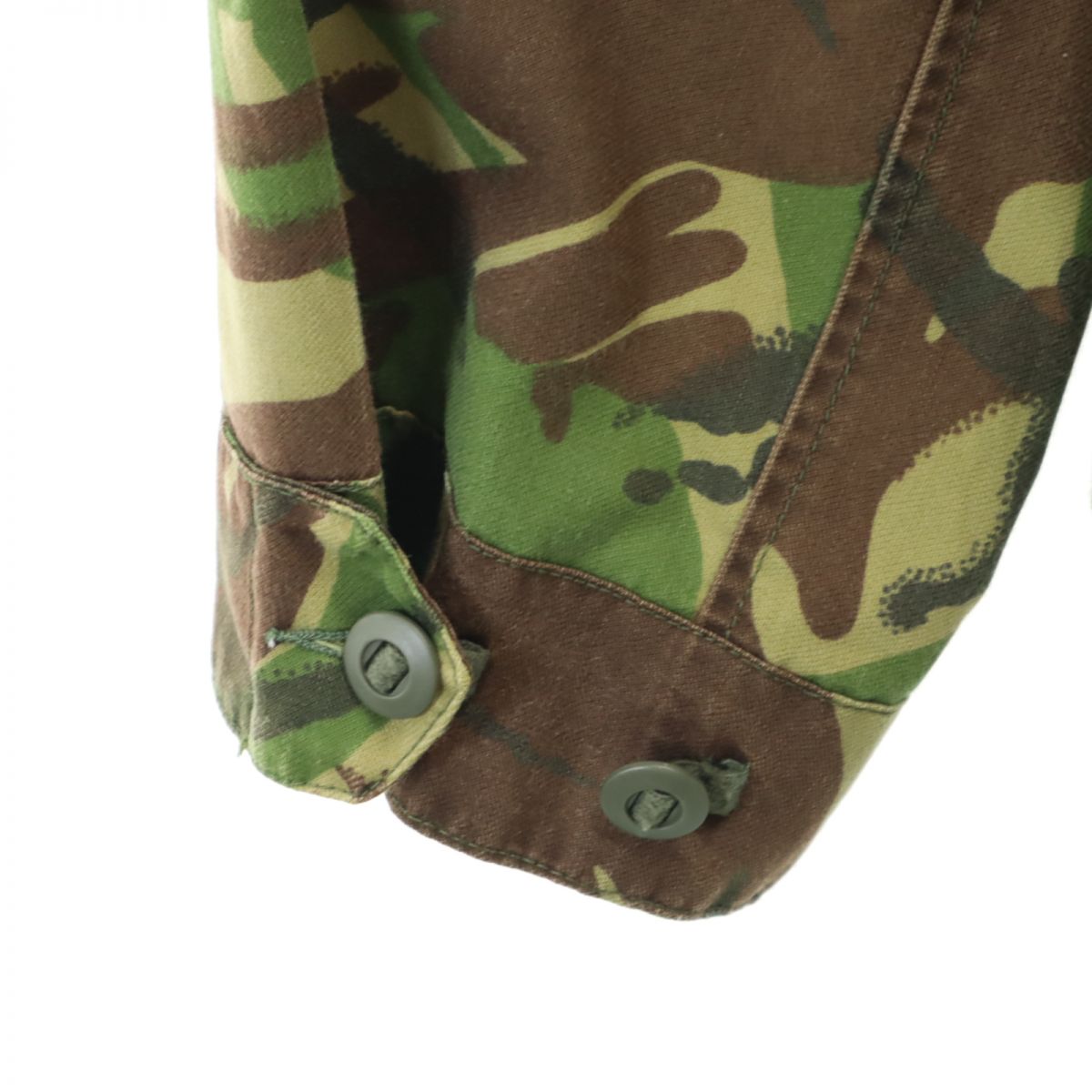 British Army イギリス軍 DPM迷彩 コンバットジャケット カモフラージュ柄 ミリタリージャケット カーキ系 メンズ