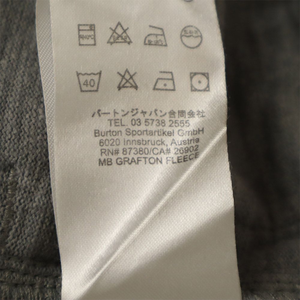 BURTON バートン 長袖 トレーナー S グレー メンズ
