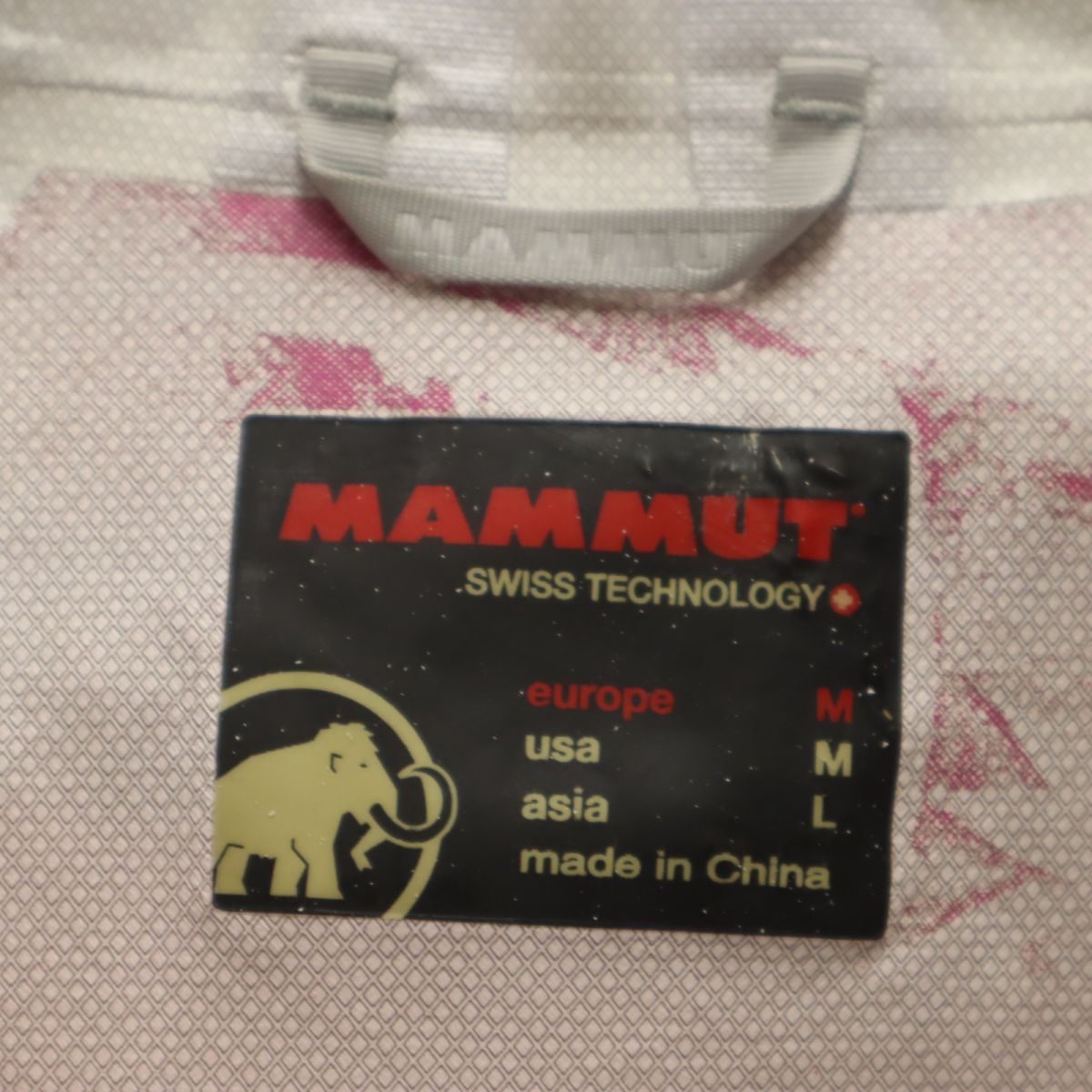 Mammut マムート ナイロンジャケット M ピンク フード レディース