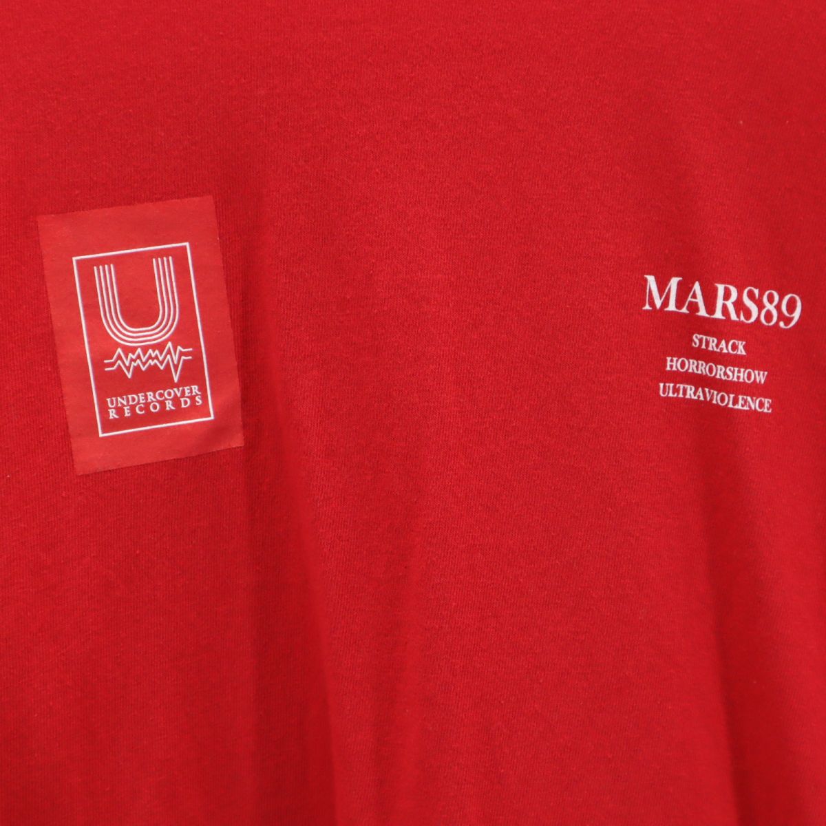 UNDERCOVER アンダーカバー 日本製 バックプリント 長袖 Tシャツ 4 赤系 JUN TAKAHASHI ロンT メンズ