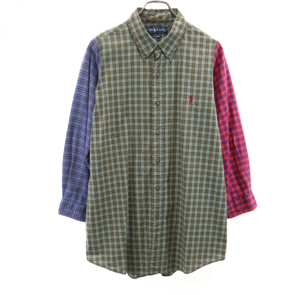 RALPH LAUREN ラルフローレン ピスネーム 長袖 ボタンダウンシャツ XL メンズ