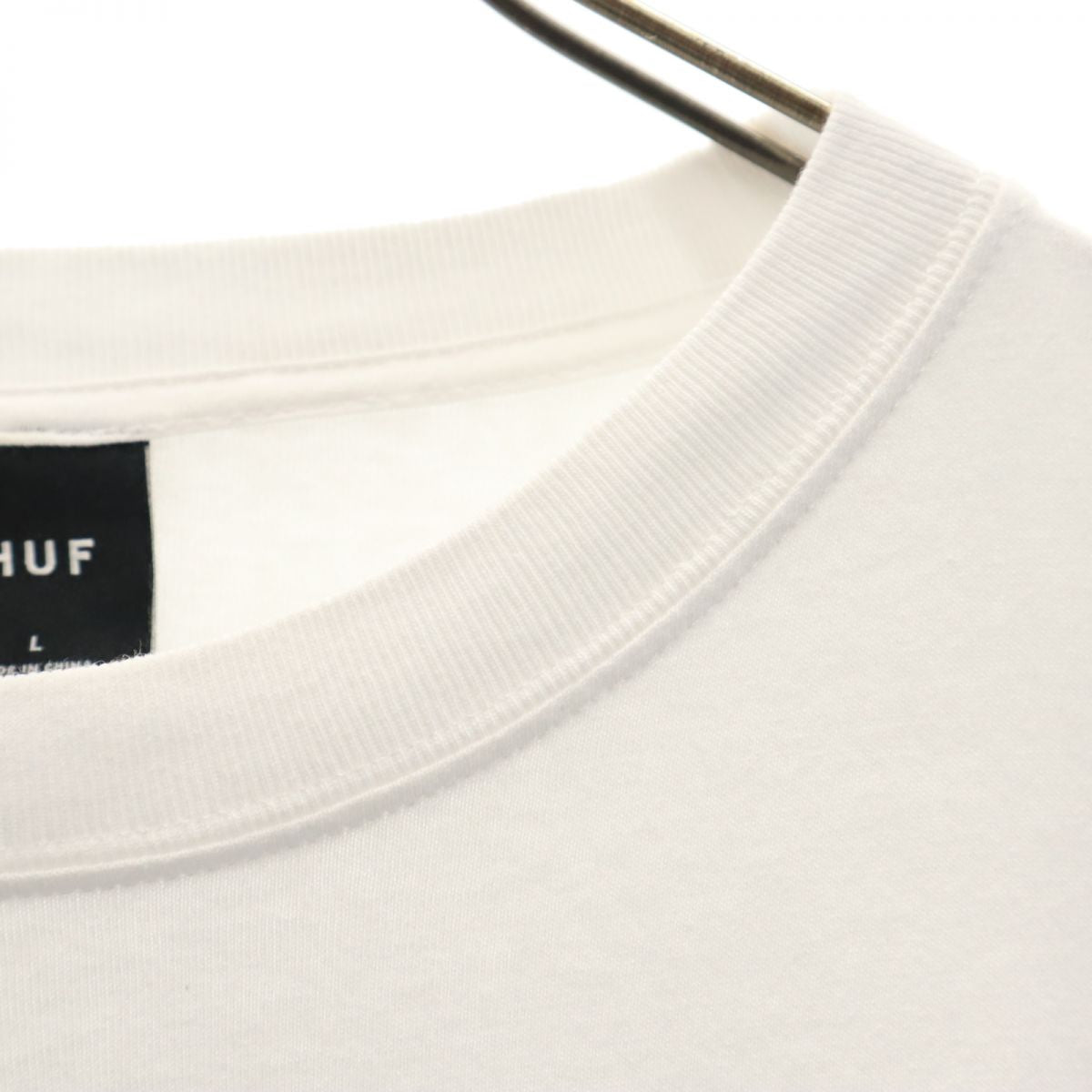HUF ハフ 長袖 Tシャツ L ホワイト系 ロンT メンズ