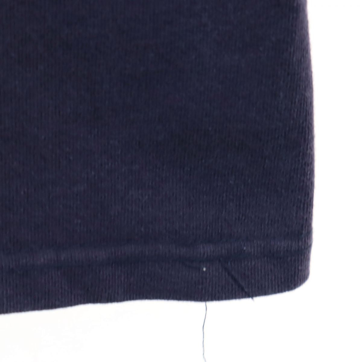 cotton deluxe 90s USA製 オールド 長袖 Tシャツ L ネイビー系 ロンT メンズ
