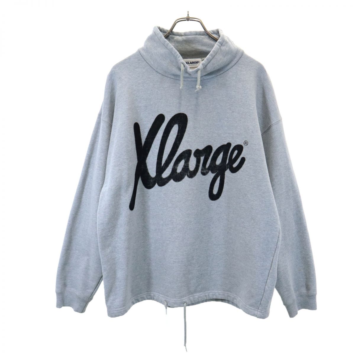 XLARGE エクストララージ プリント 長袖 トレーナー M グレー メンズ