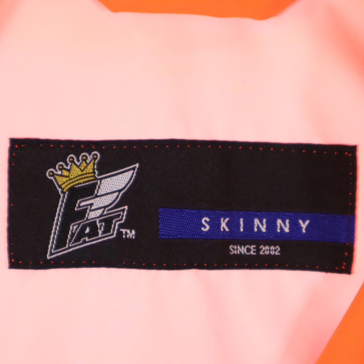 FAT エフエーティー ナイロンジャケット オレンジ メンズ