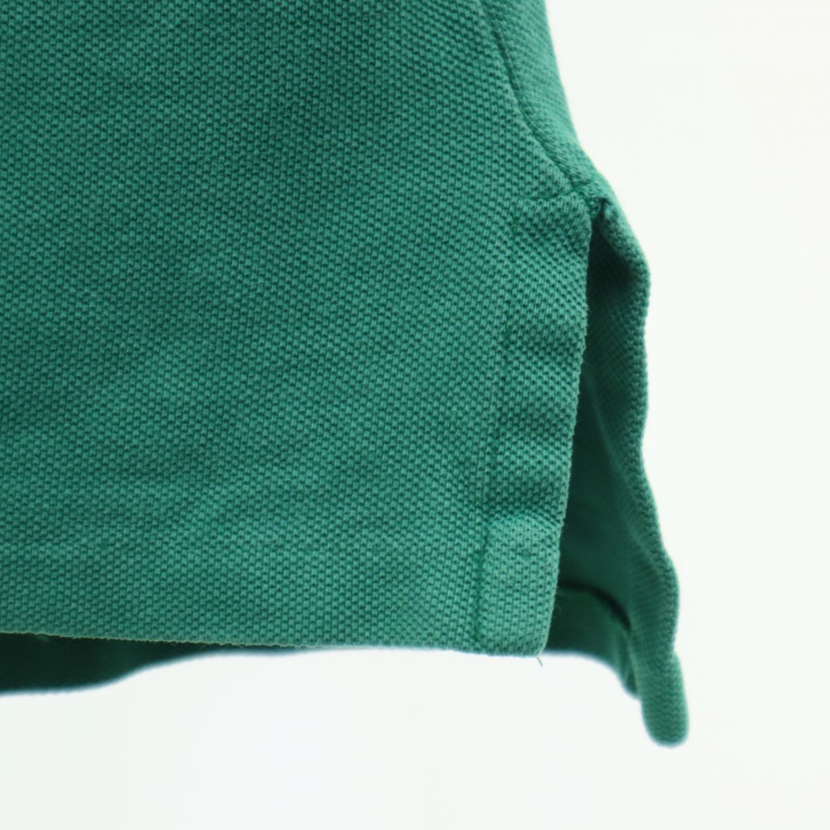 Polo by Ralph Lauren ポロバイラルフローレン 90s USA製 オールド 半袖 ポロシャツ M グリーン 鹿の子 ポニー メンズ