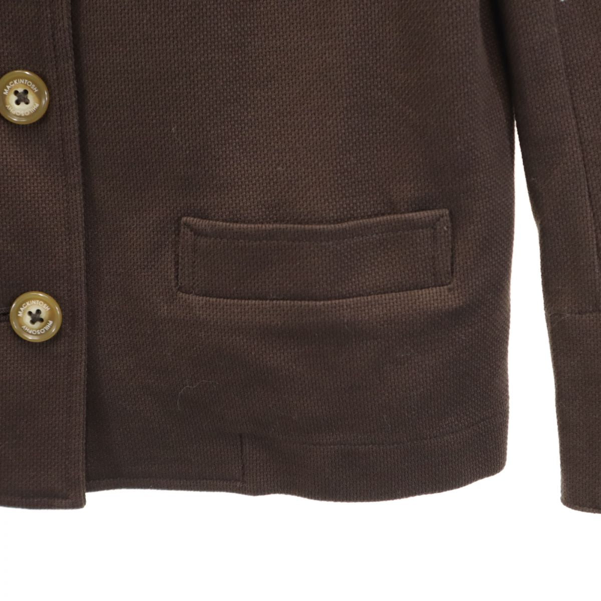MACKINTOSH PHILOSOPHY マッキントッシュフィロソフィー 三陽商会 日本製 長袖 カーディガン 34 ブラウン系 レディース