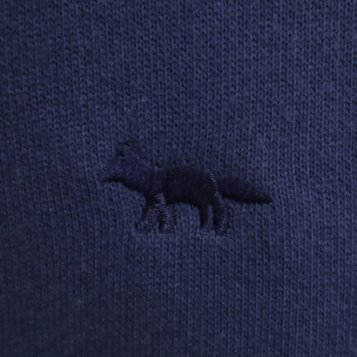 KITSUNE キツネ 長袖 スウェット ジップパーカー S ネイビー メンズ