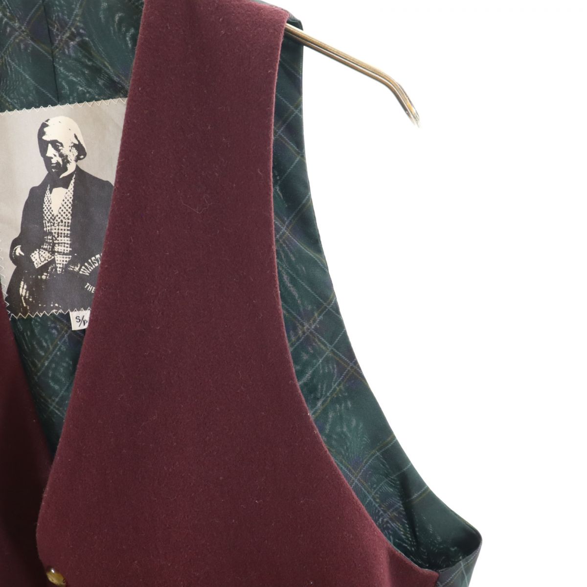 WAISTCOATSINC ウールブレンド ベスト S レッド系 メンズ